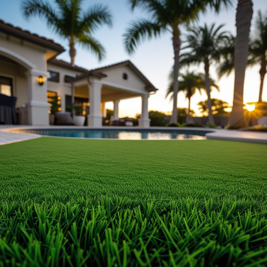 Professional artificial turf cleaning service in Margate, South Florida